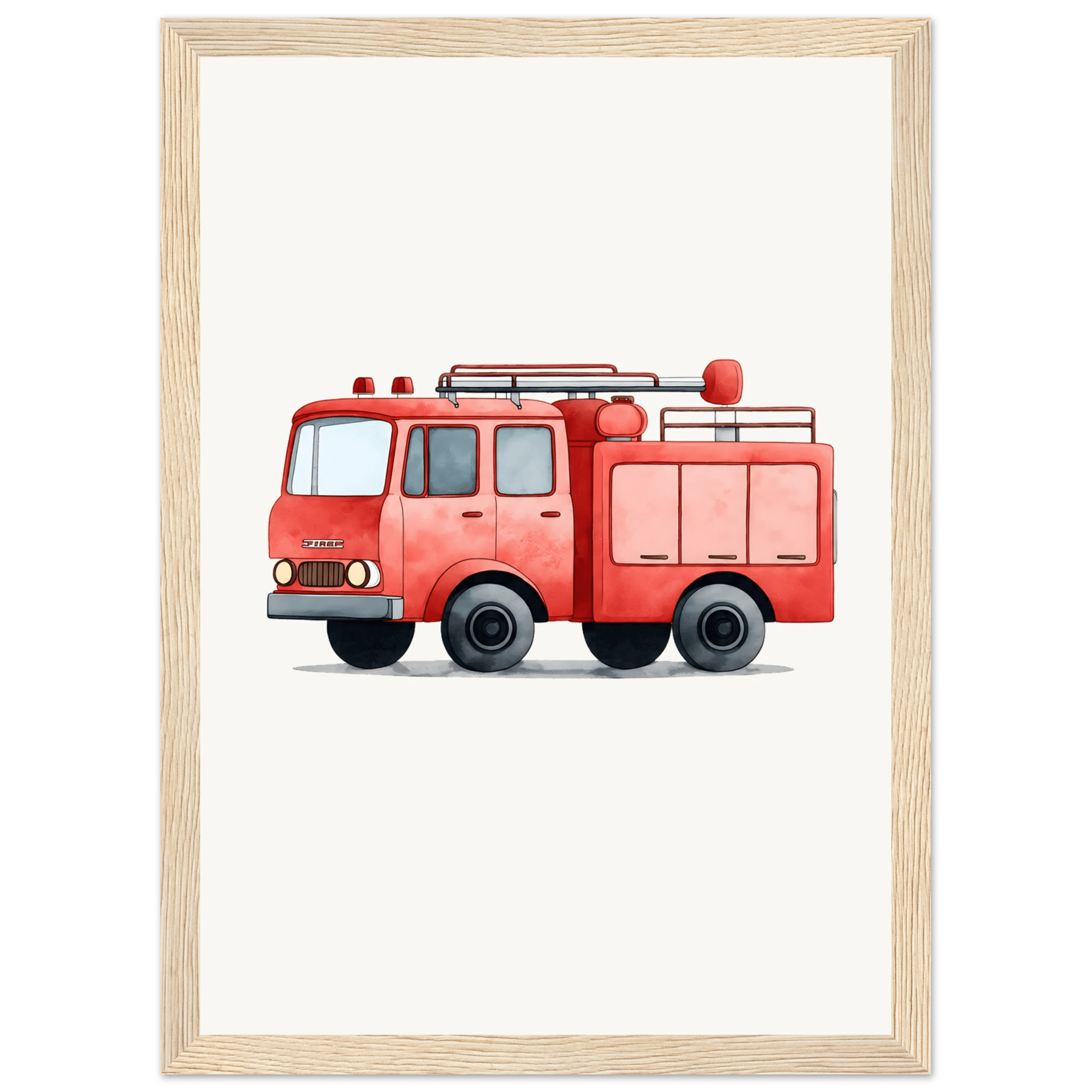 Brandbilsposter poster