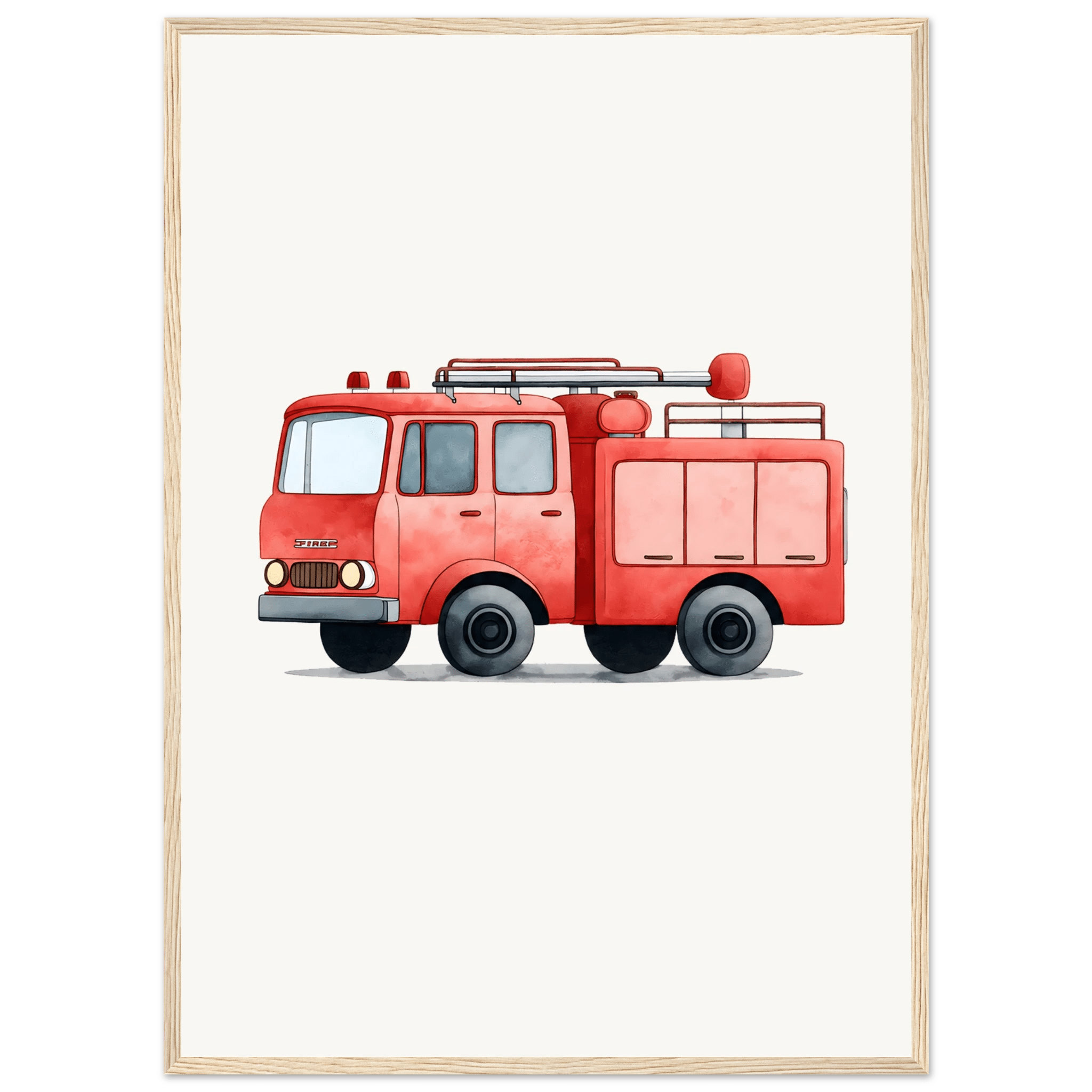 Brandbilsposter poster