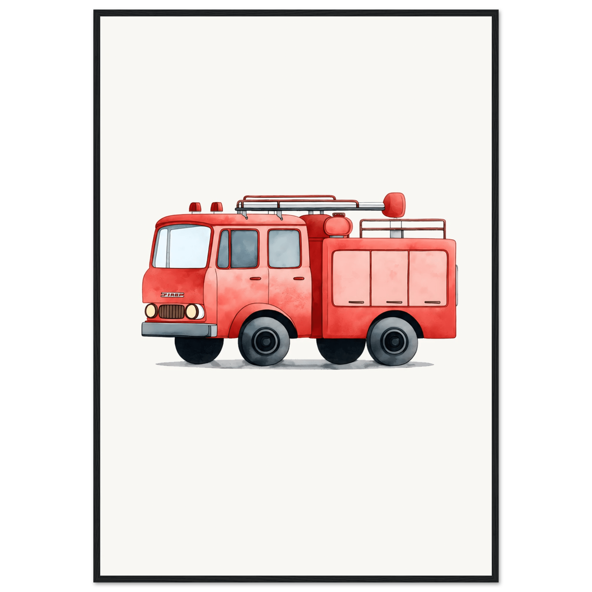 Brandbilsposter poster