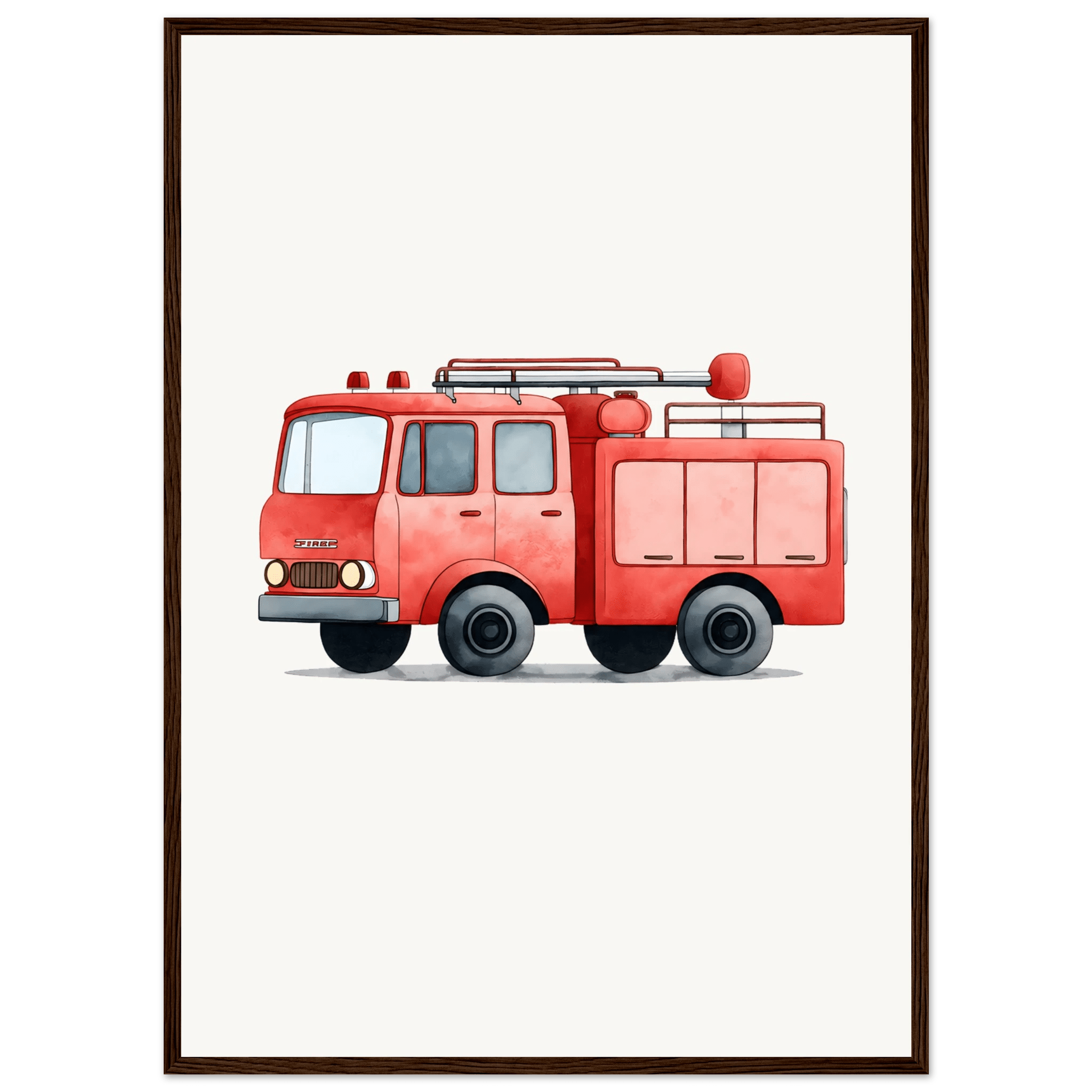 Brandbilsposter poster