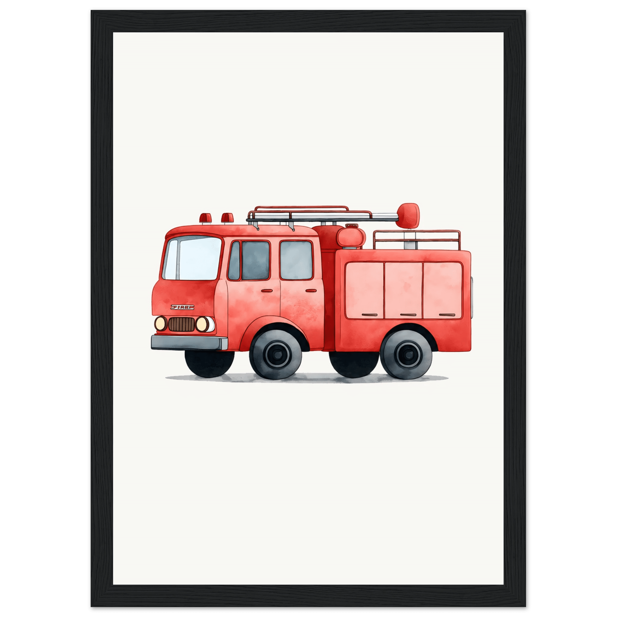 Brandbilsposter poster