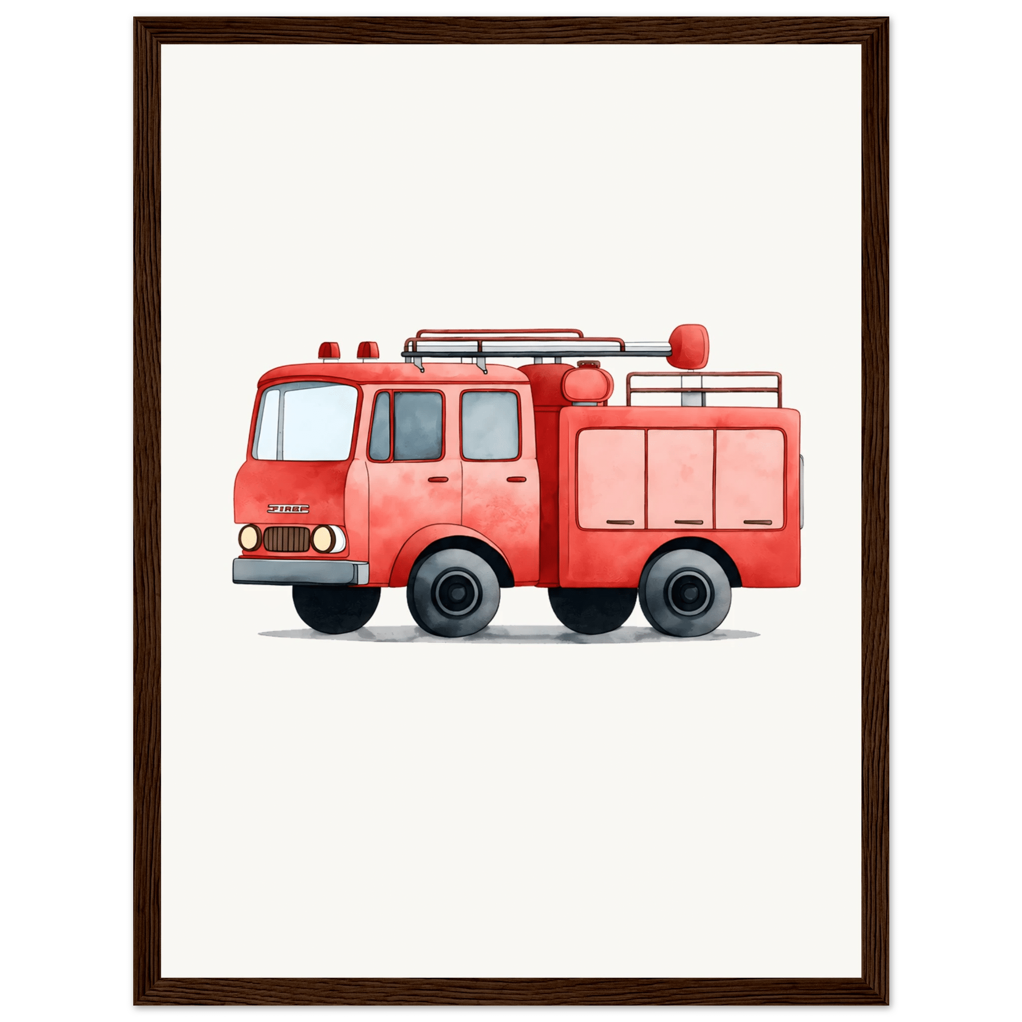Brandbilsposter poster