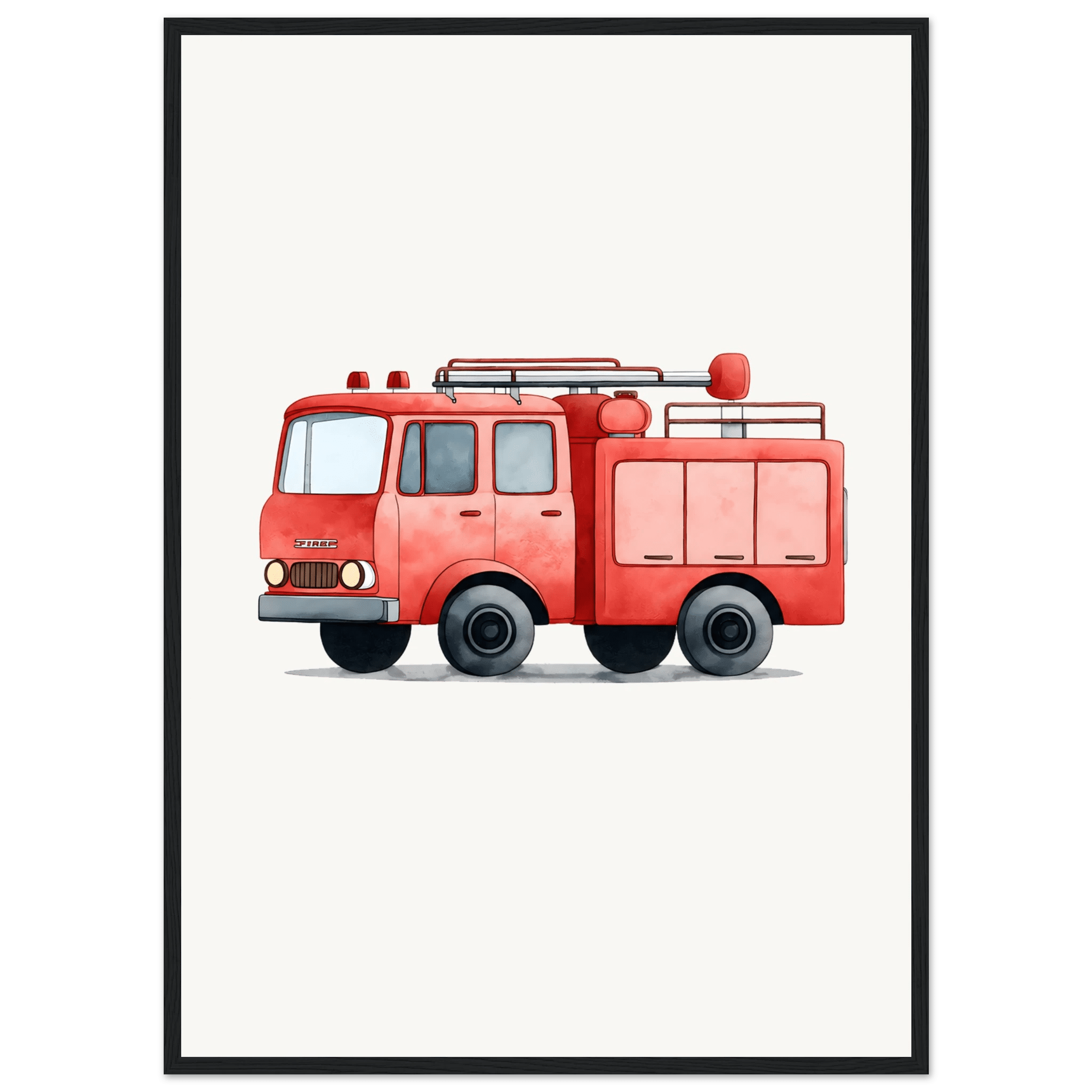 Brandbilsposter poster