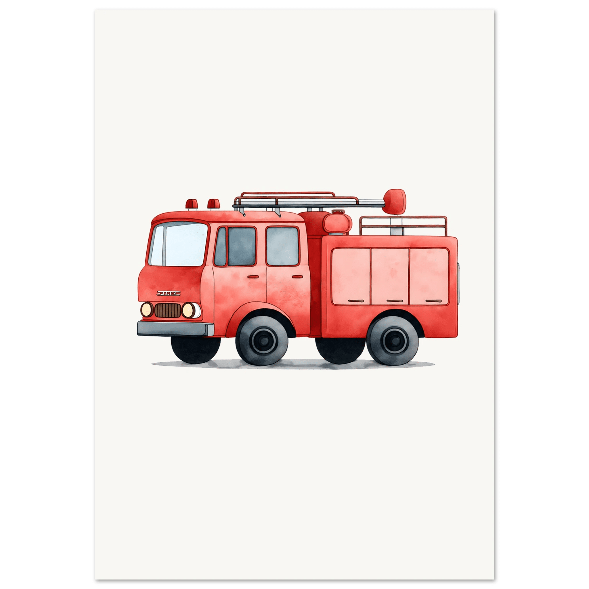 Brandbilsposter poster