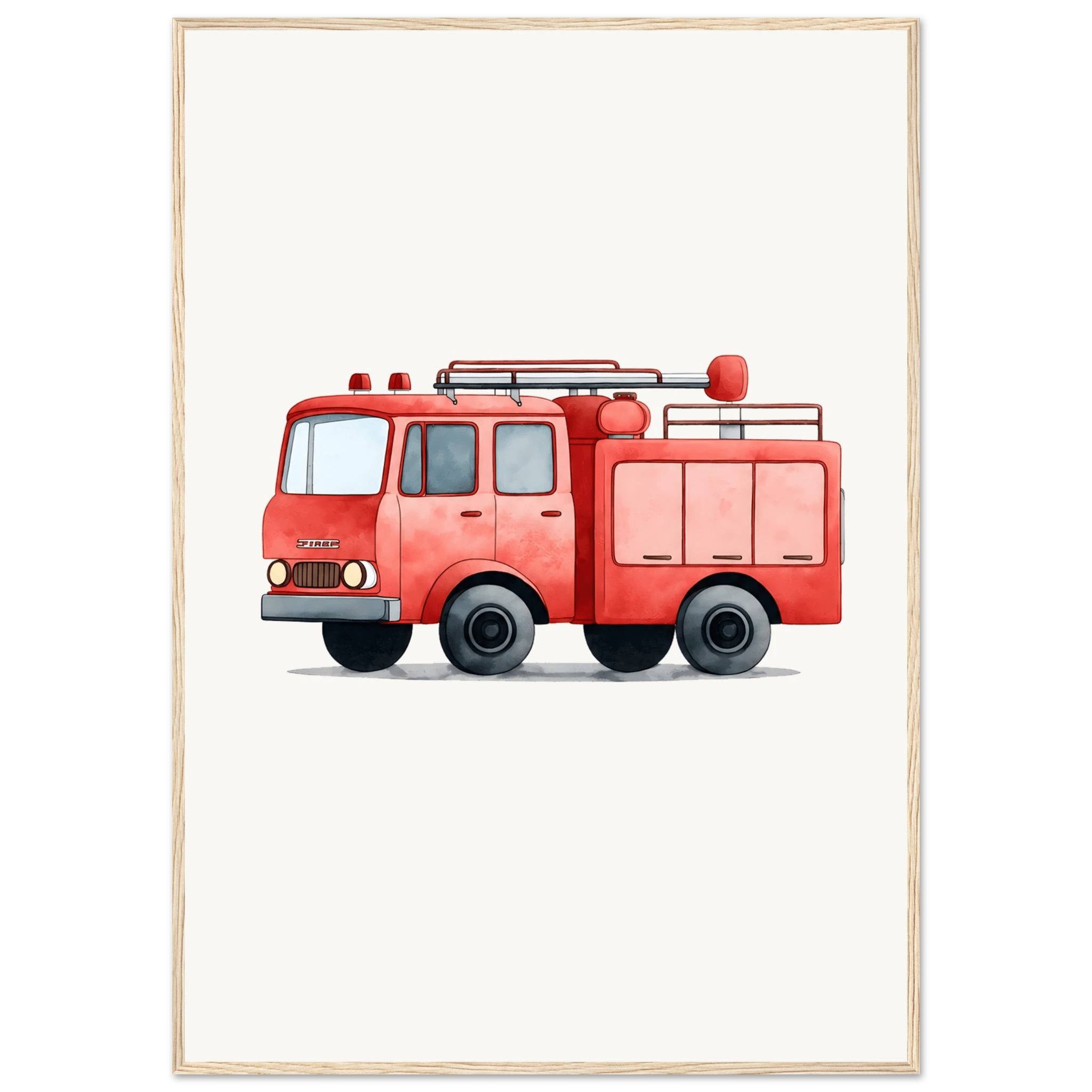 Brandbilsposter poster