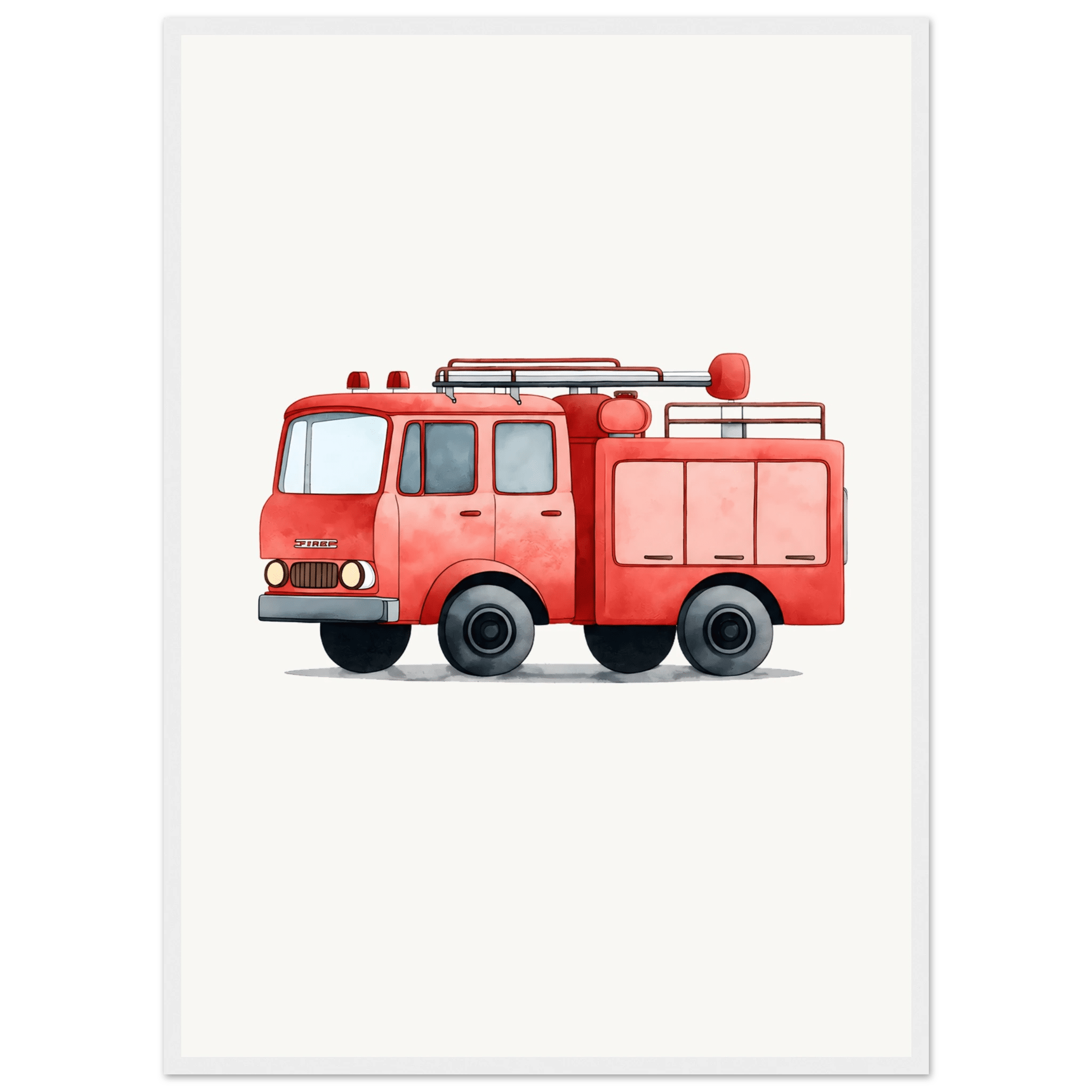 Brandbilsposter poster