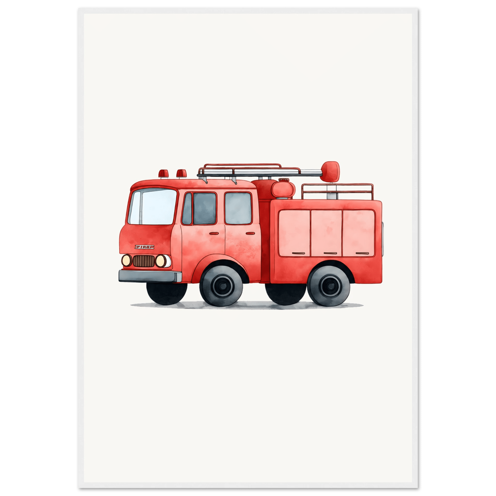 Brandbilsposter poster