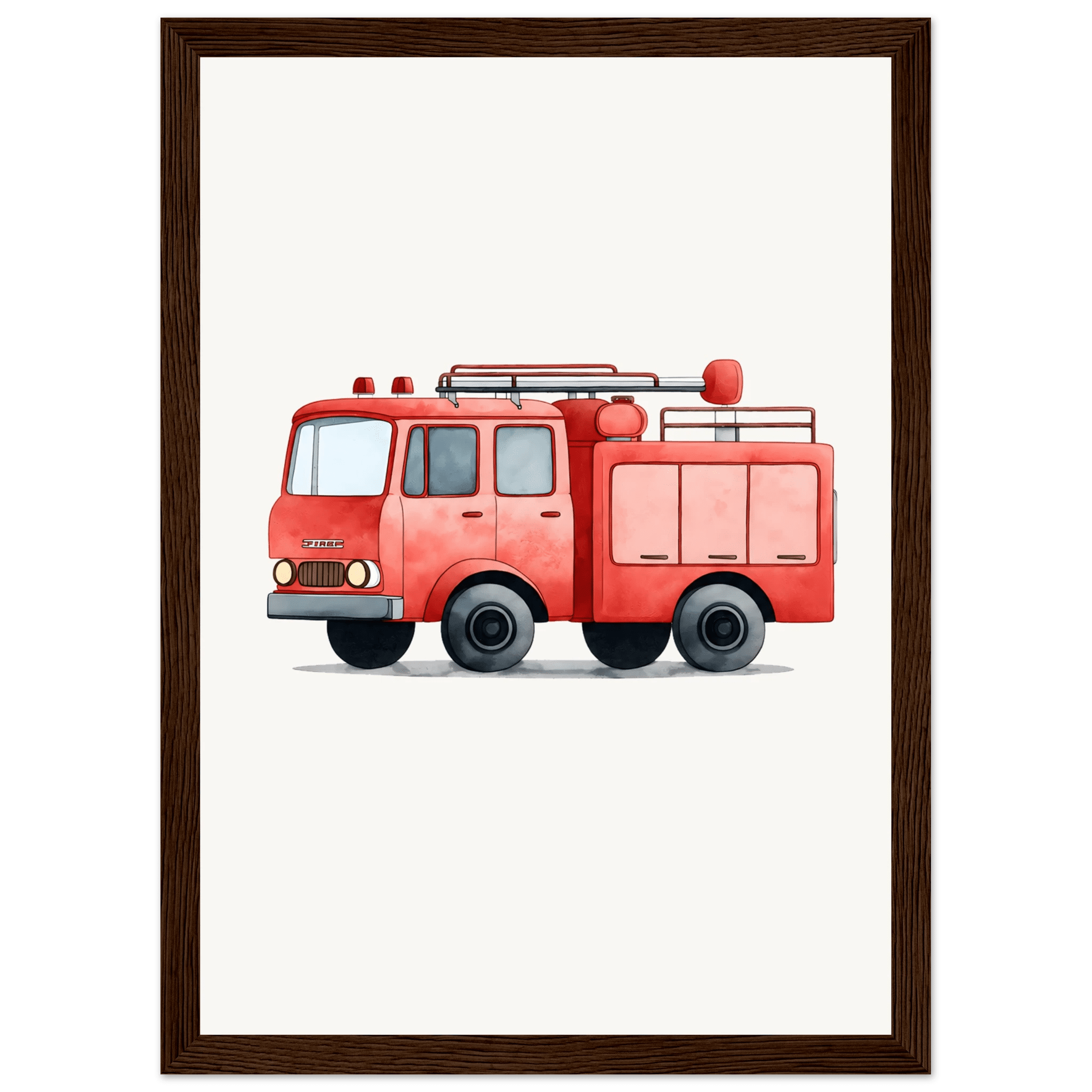 Brandbilsposter poster