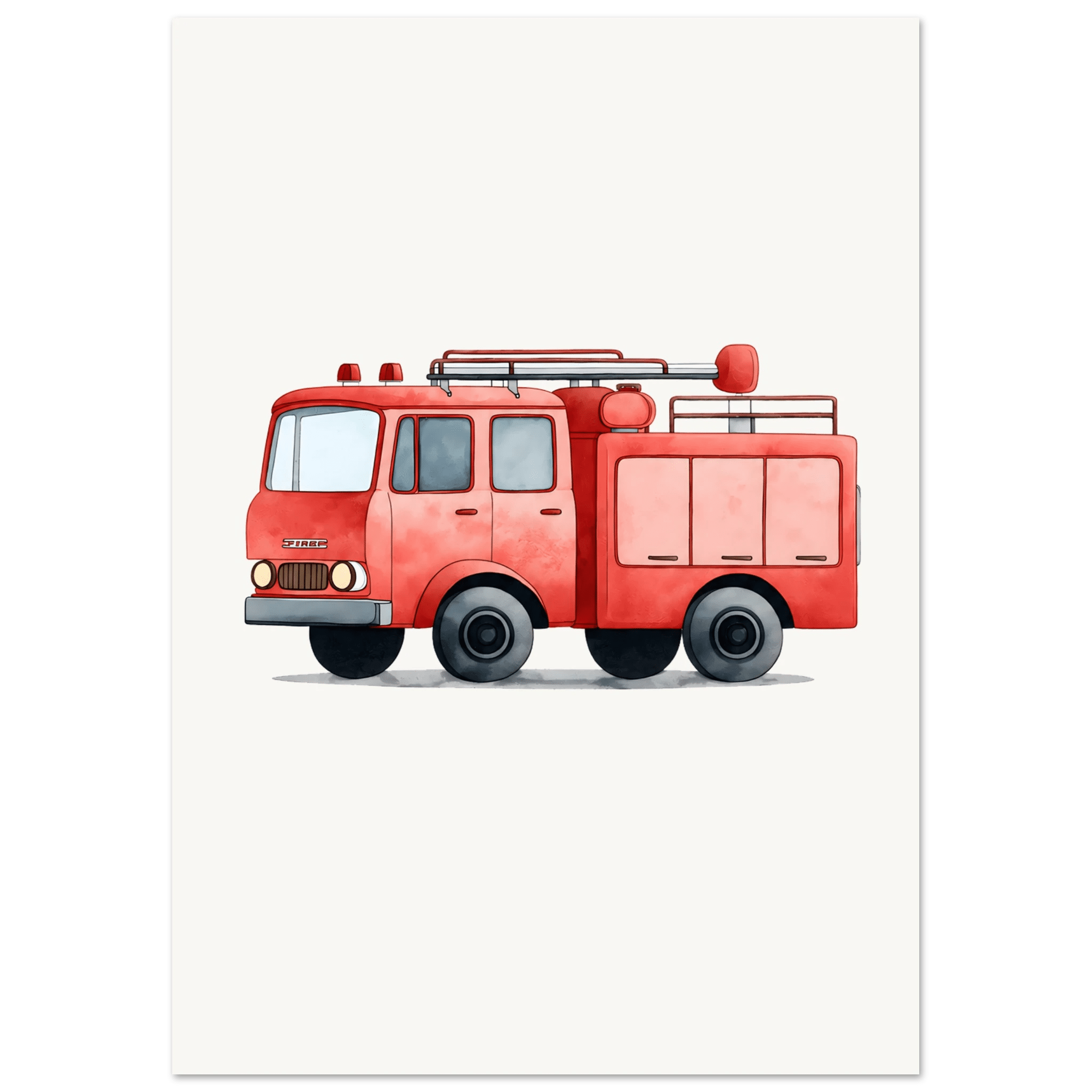 Brandbilsposter poster