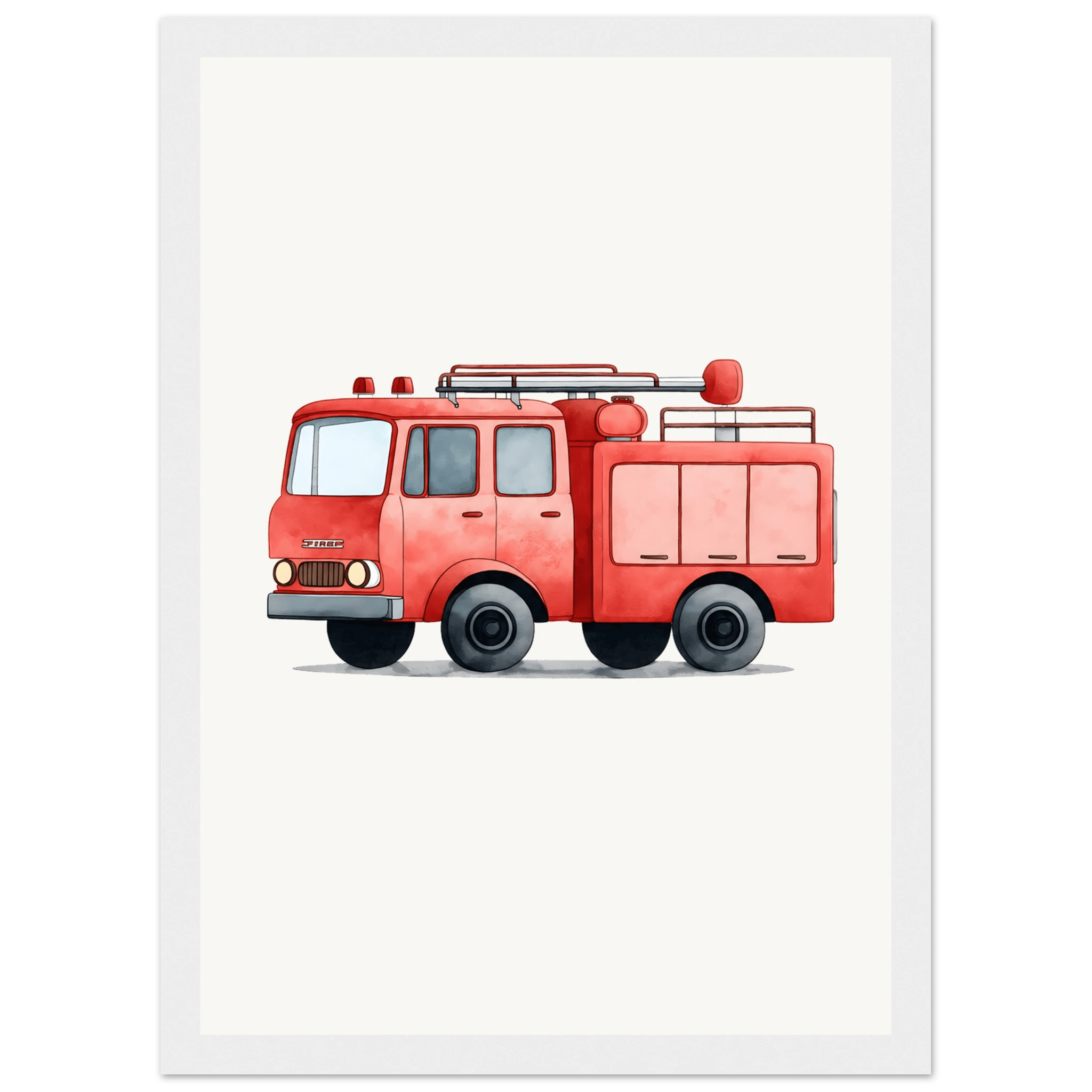 Brandbilsposter poster