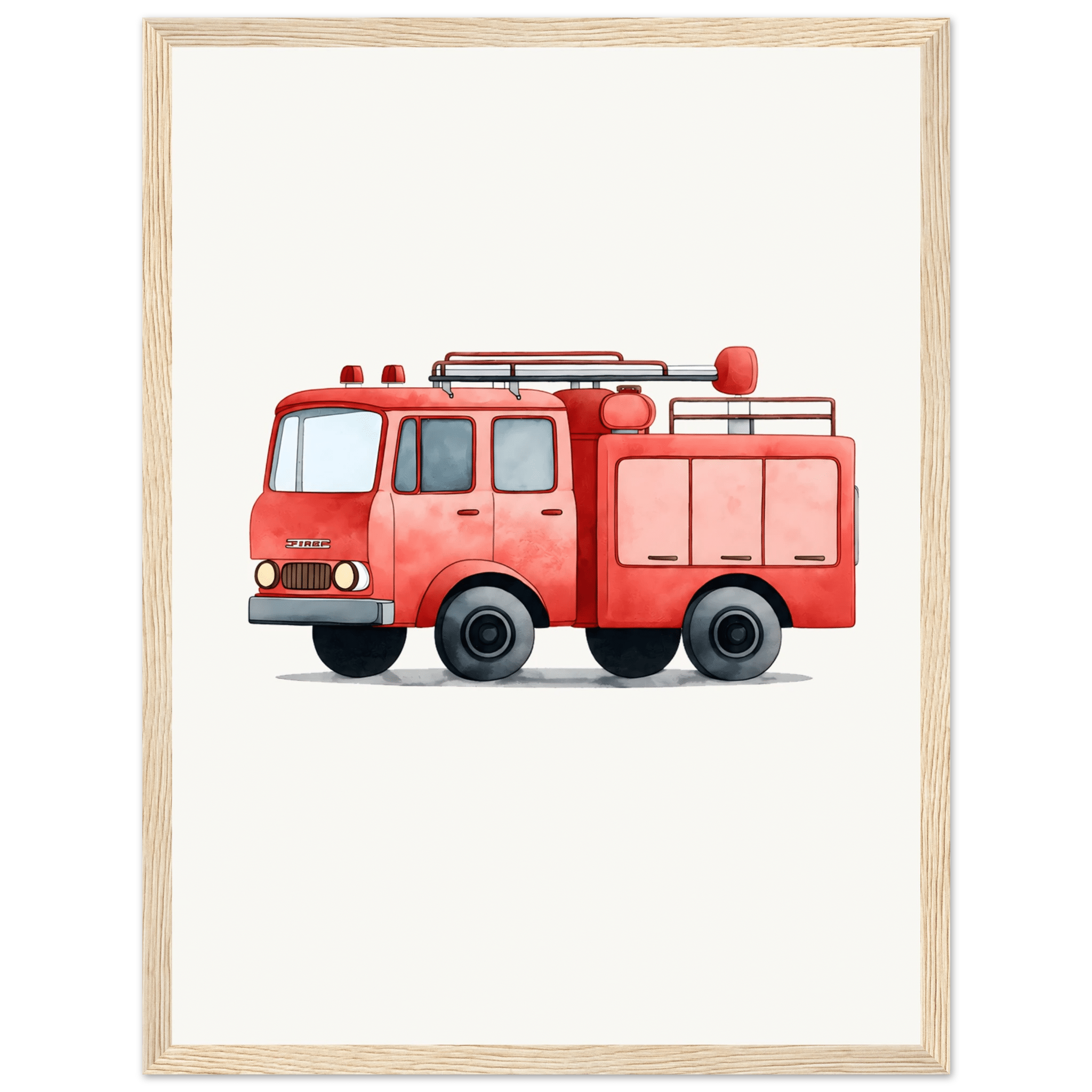 Brandbilsposter poster
