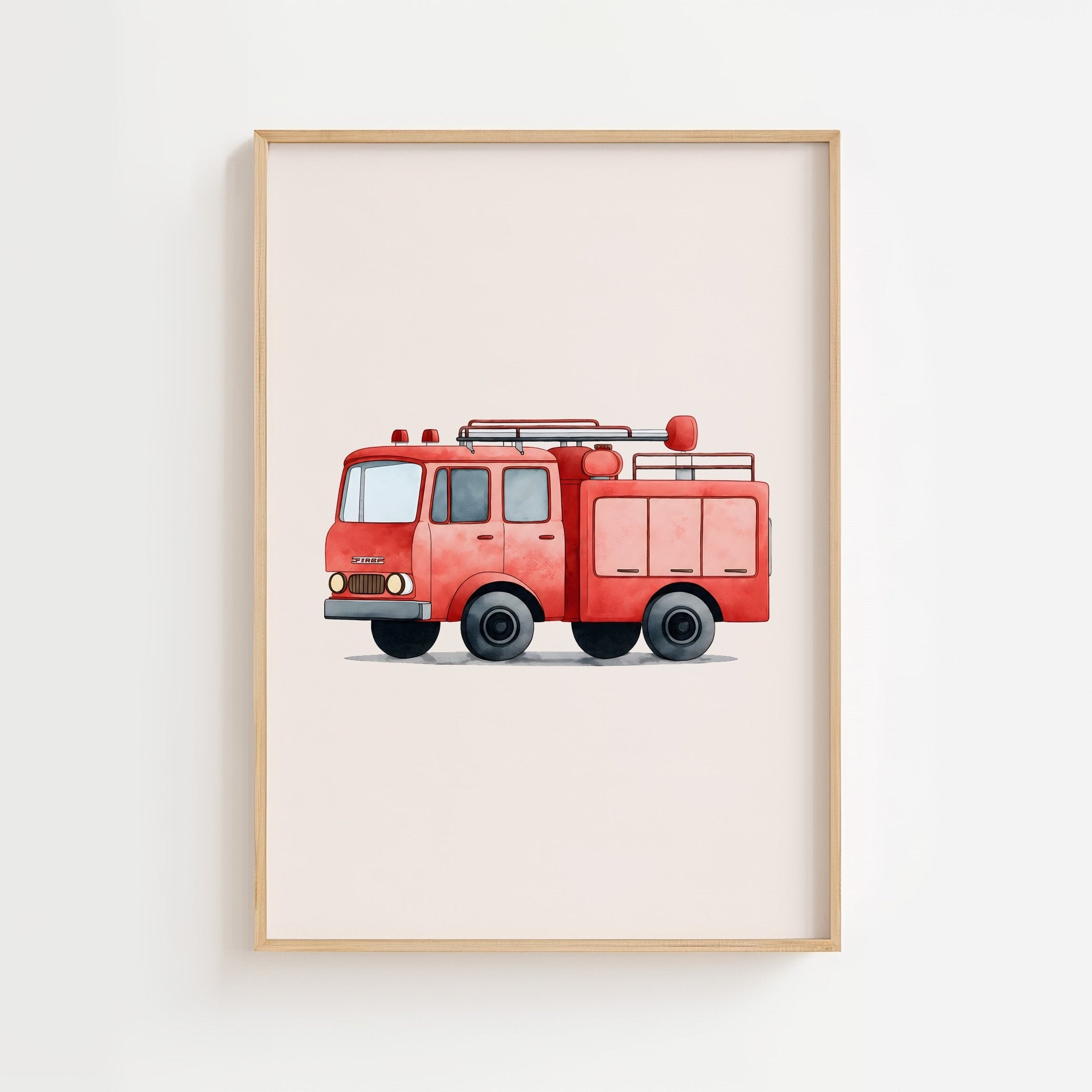 Brandbilsposter poster
