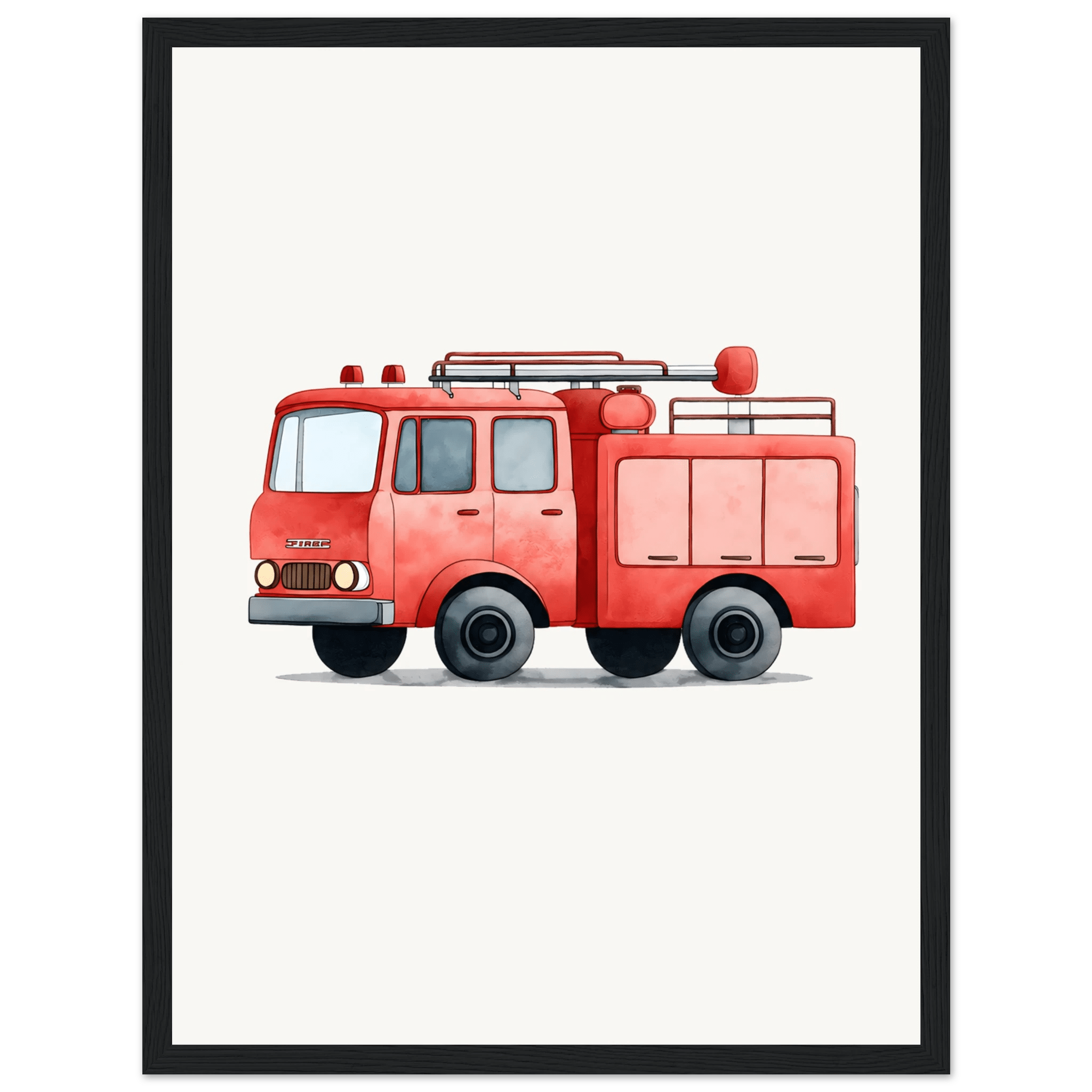 Brandbilsposter poster
