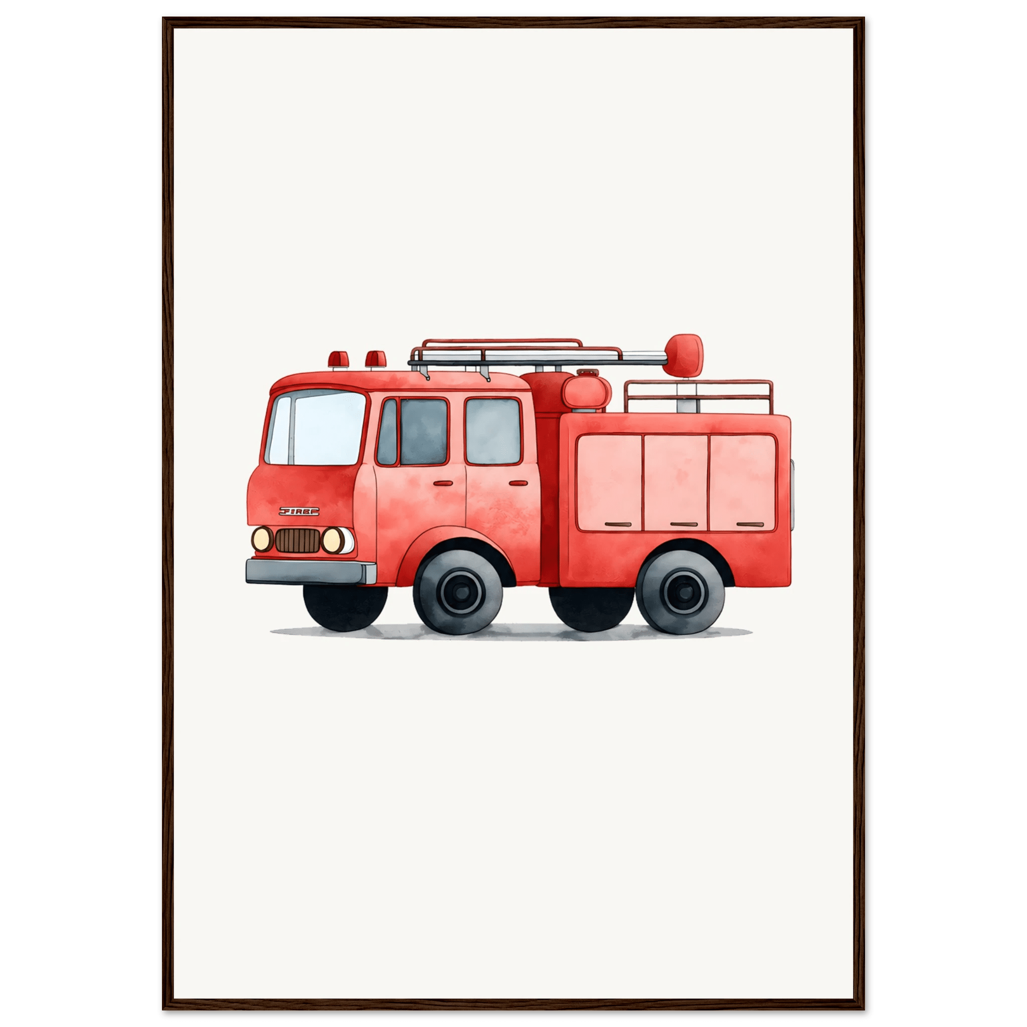 Brandbilsposter poster
