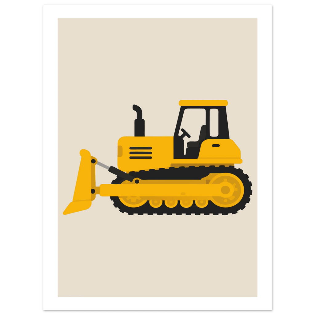 Bulldozer poster poster