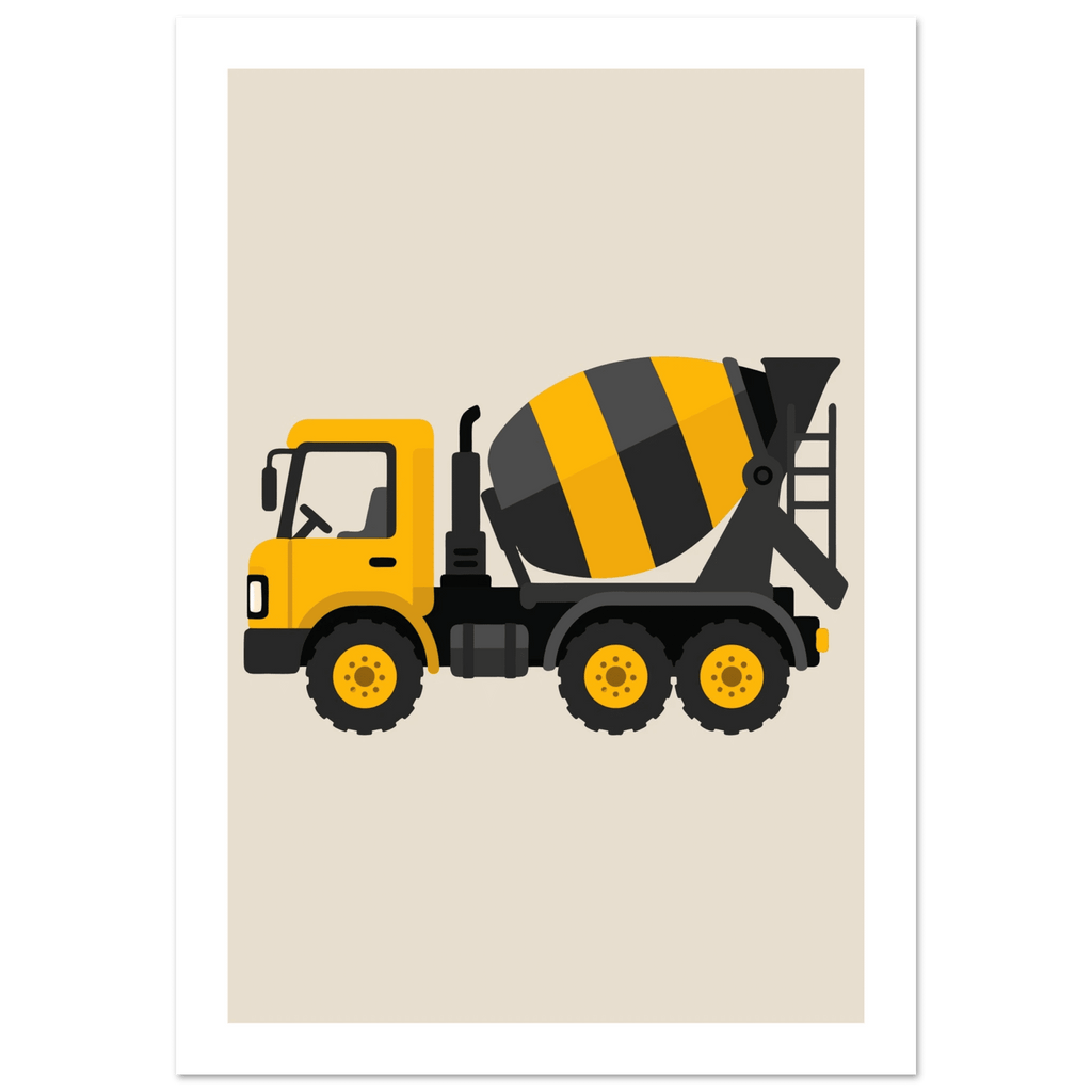 Cementbil poster poster