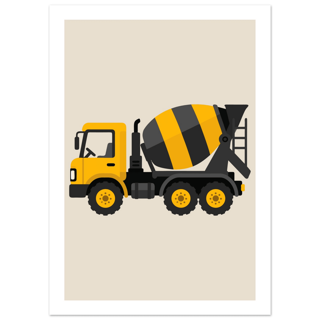 Cementbil poster poster