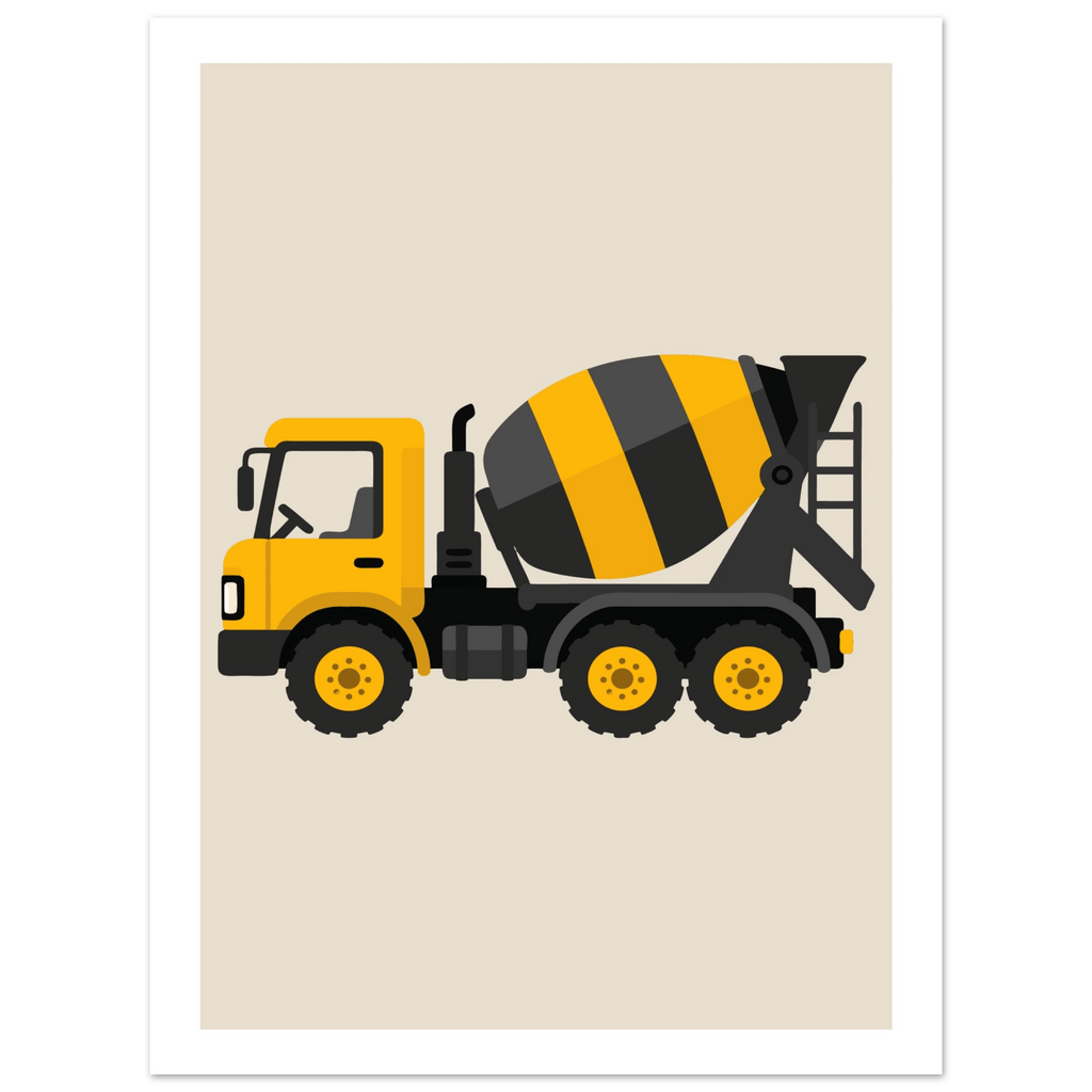 Cementbil poster poster