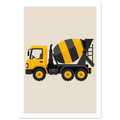 Cementbil poster poster