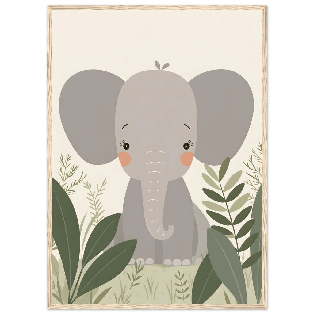 Elefant i djungeln poster poster