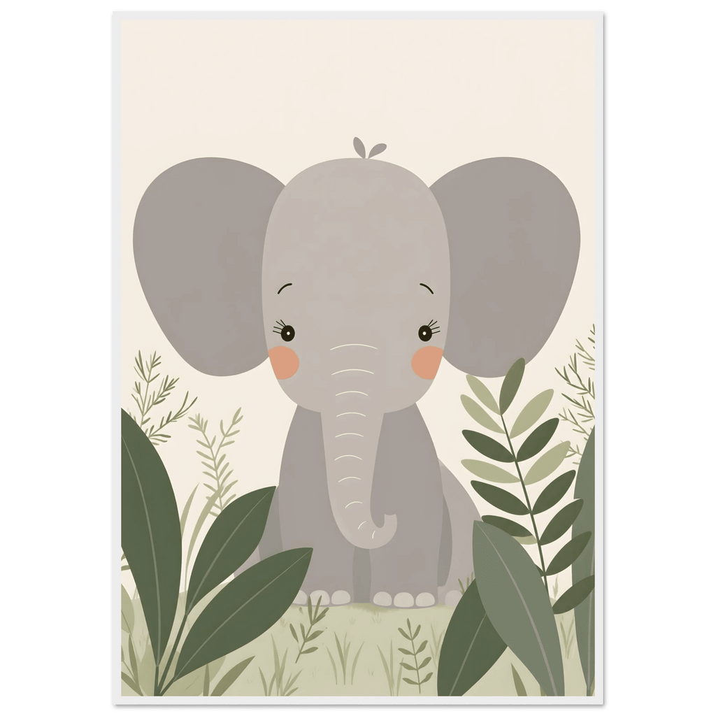 Elefant i djungeln poster poster