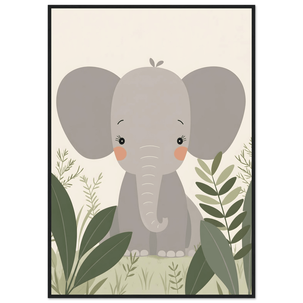 Elefant i djungeln poster poster
