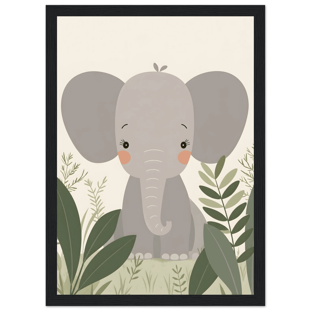 Elefant i djungeln poster poster