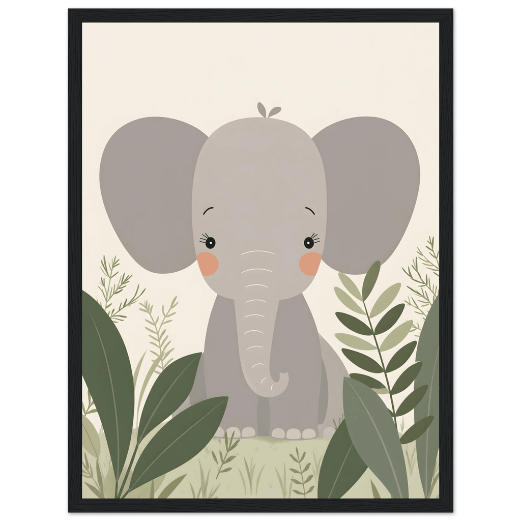 Elefant i djungeln poster poster