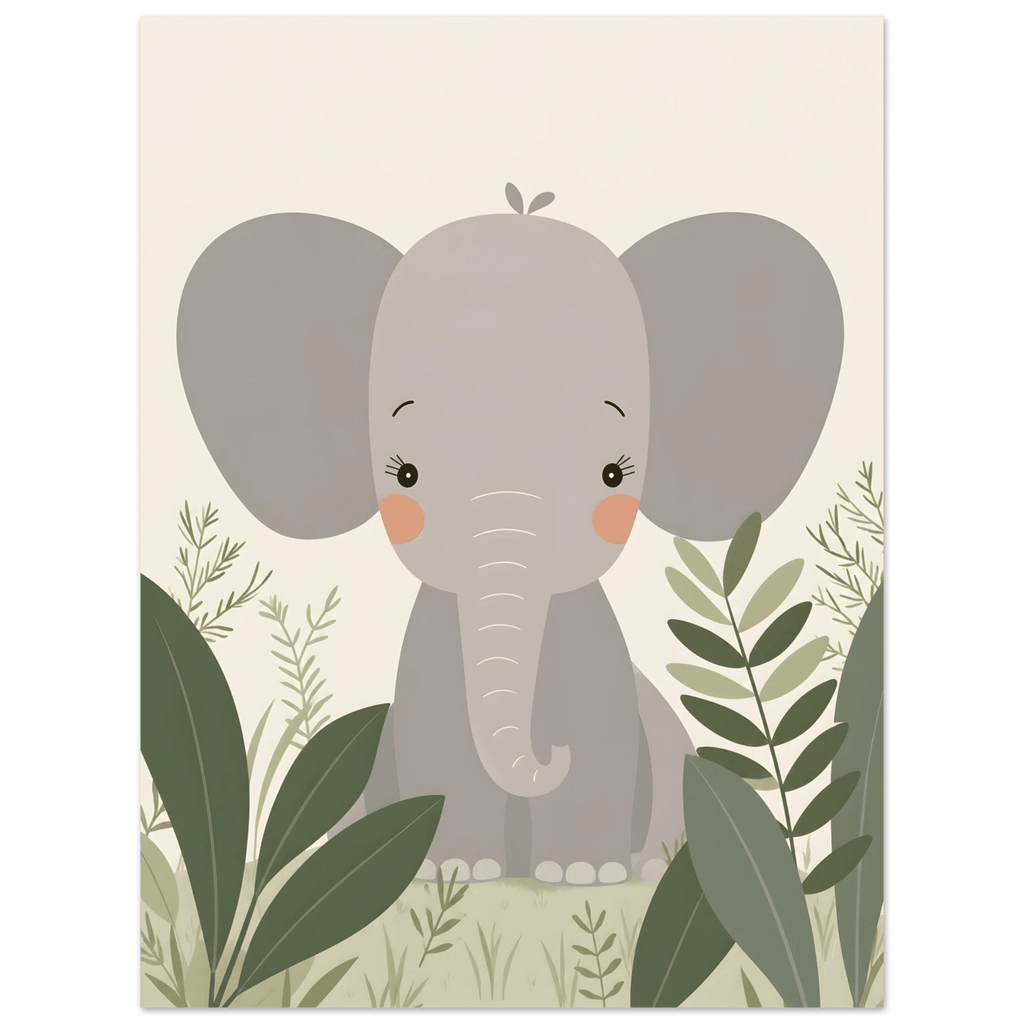 Elefant i djungeln poster poster