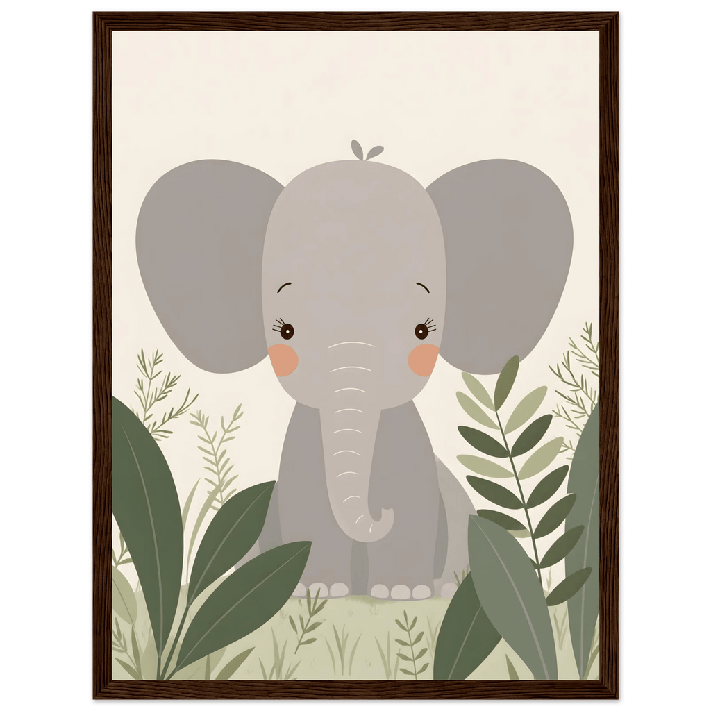 Elefant i djungeln poster poster