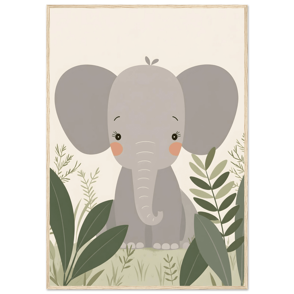 Elefant i djungeln poster poster