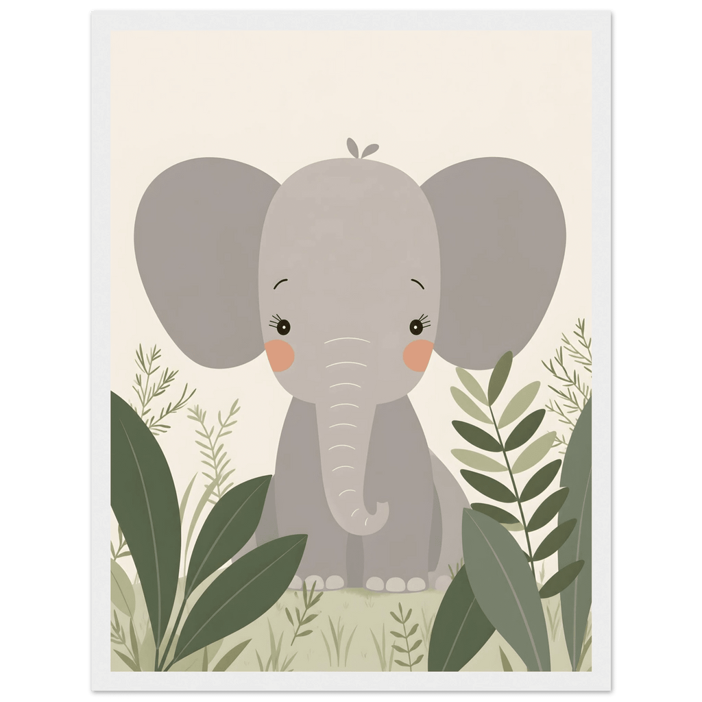 Elefant i djungeln poster poster