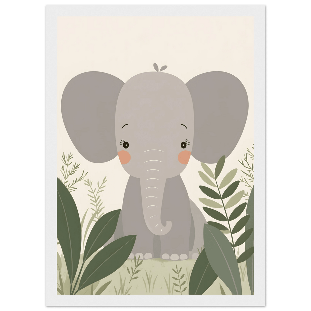 Elefant i djungeln poster poster