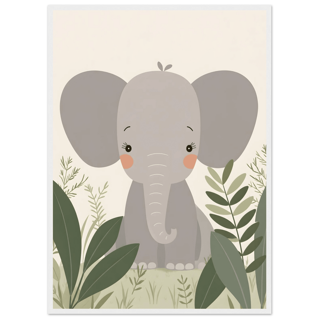 Elefant i djungeln poster poster