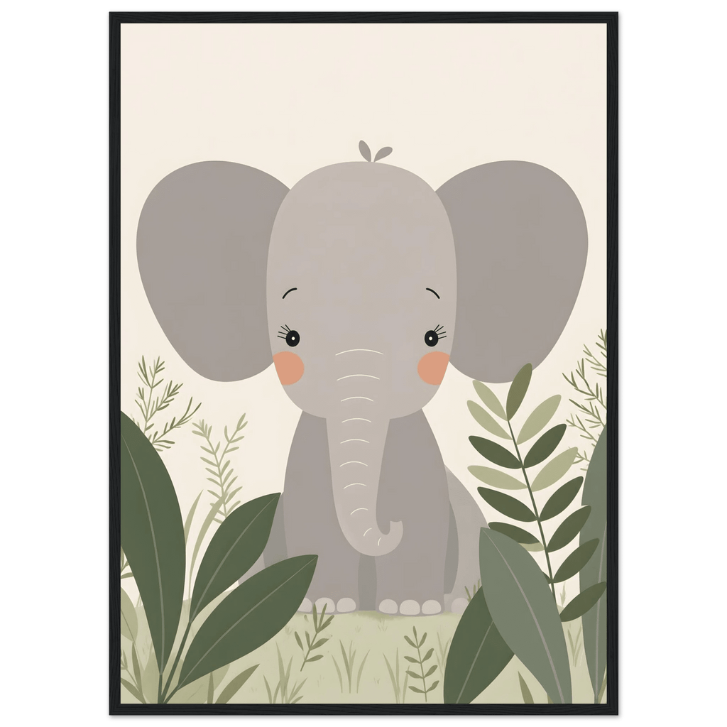 Elefant i djungeln poster poster