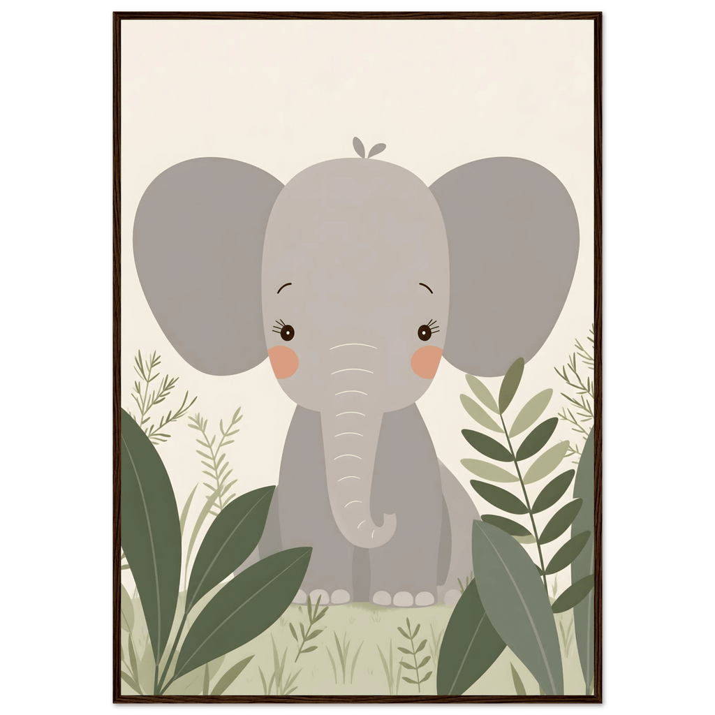 Elefant i djungeln poster poster