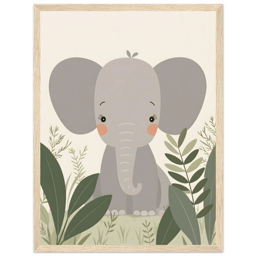 Elefant i djungeln poster poster