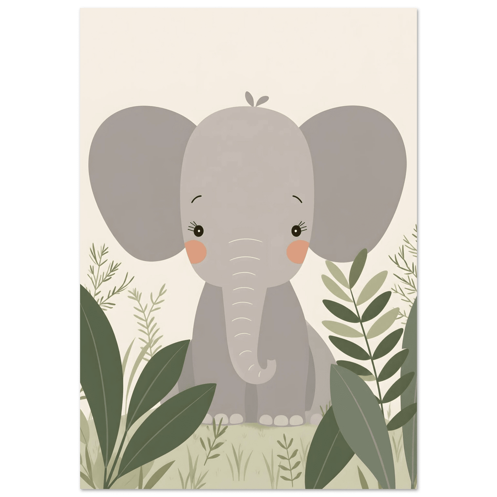 Elefant i djungeln poster poster