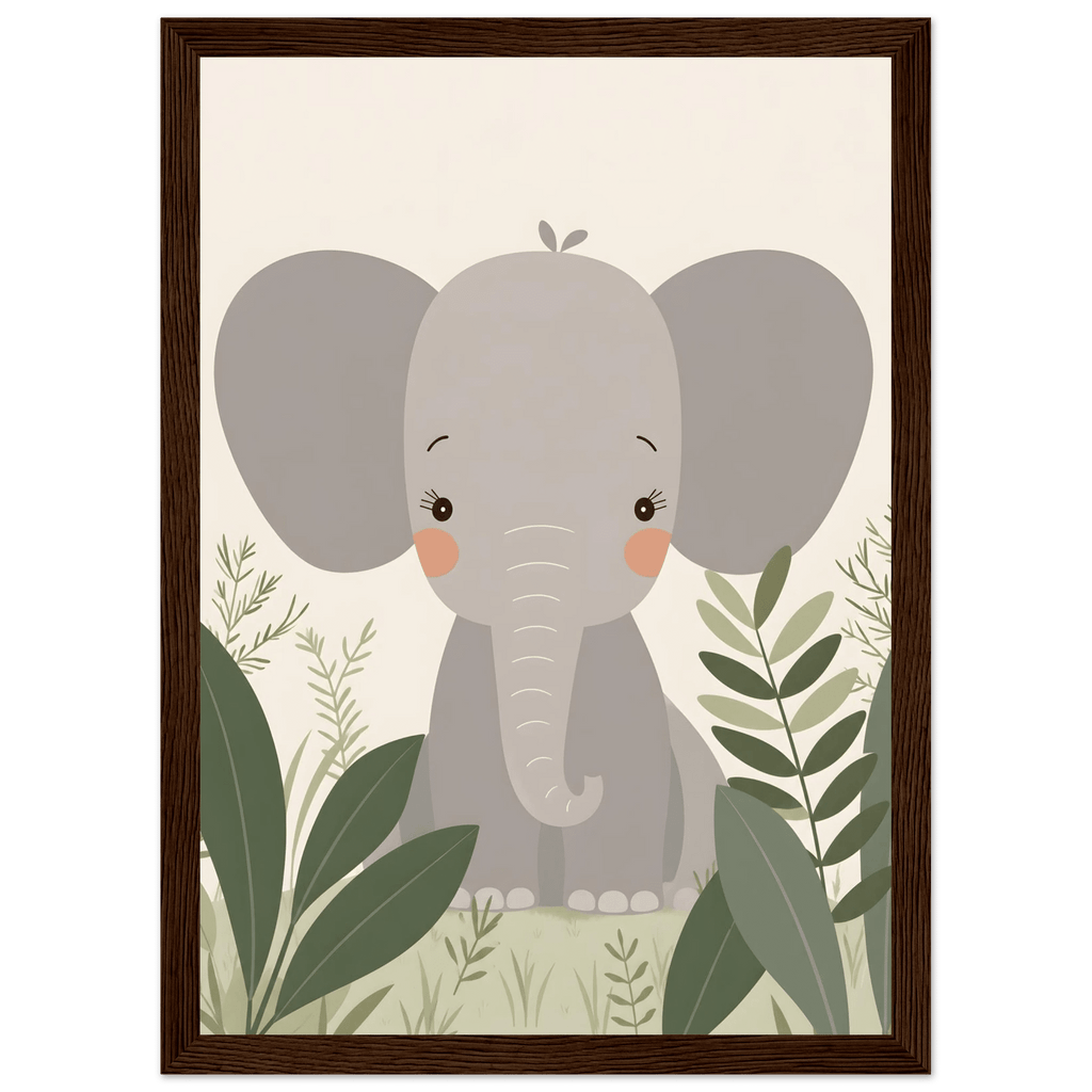 Elefant i djungeln poster poster