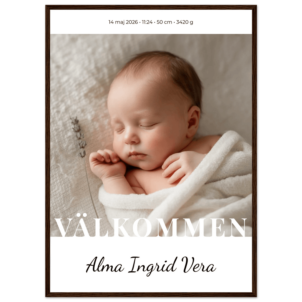 Födelseposter med namn poster