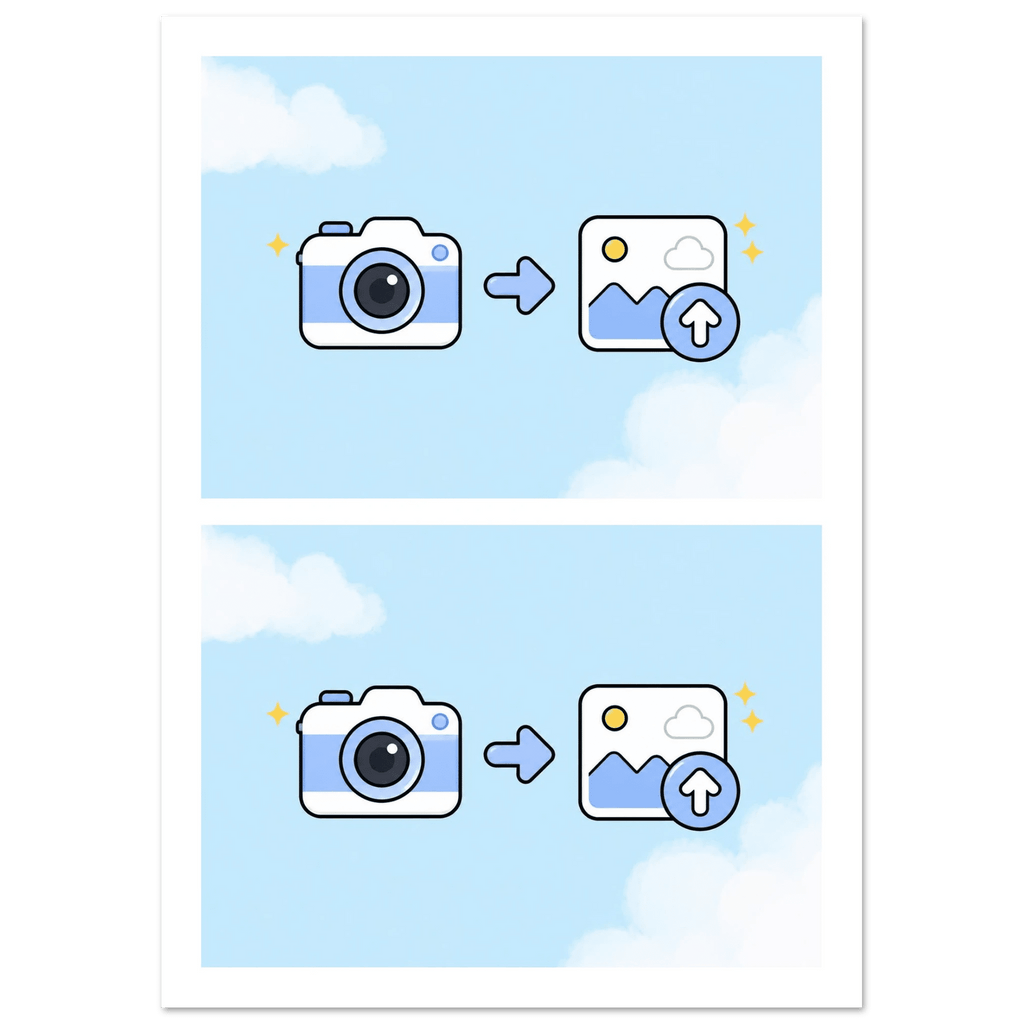 Fotoposter med två bilder poster
