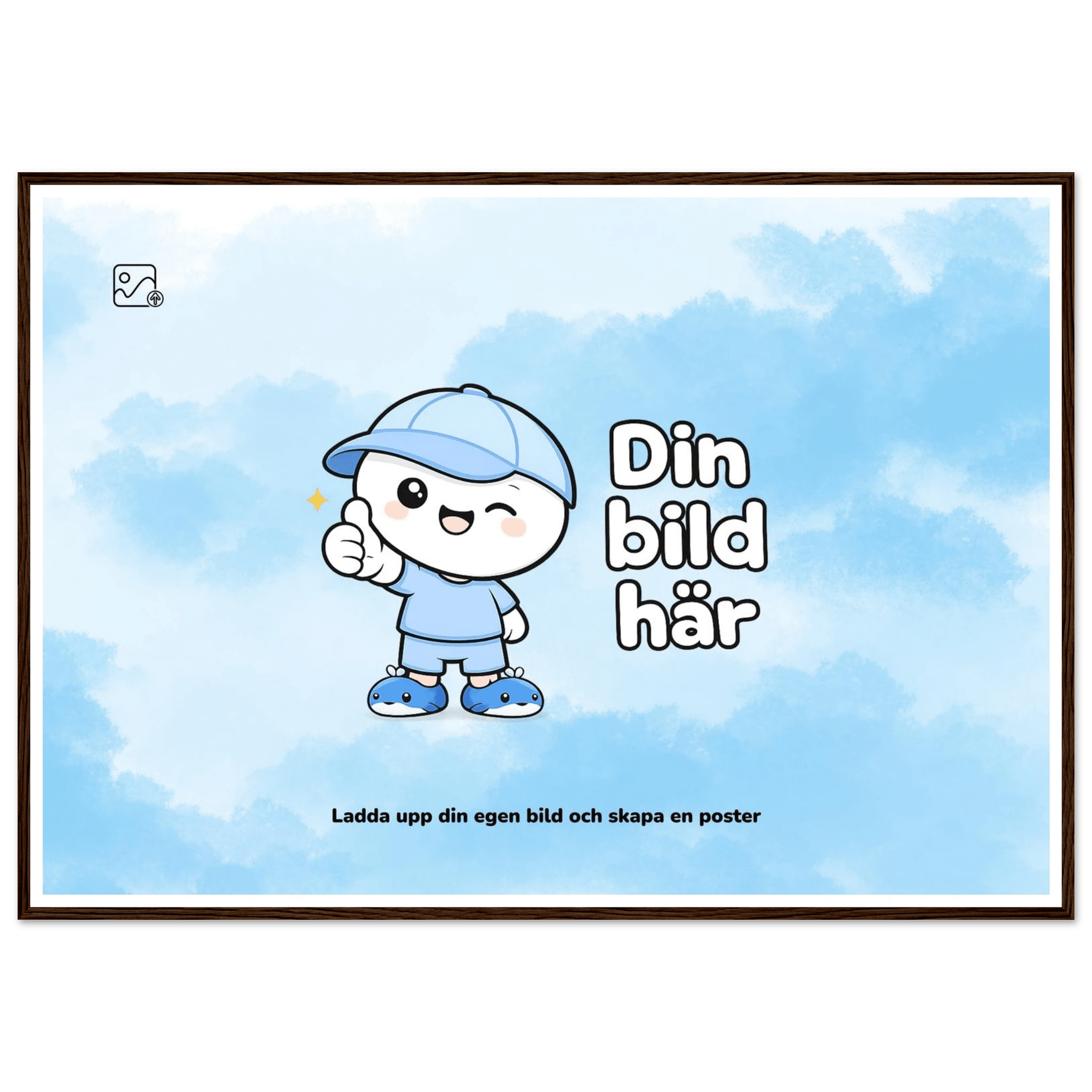Fotoposter med vit kant poster