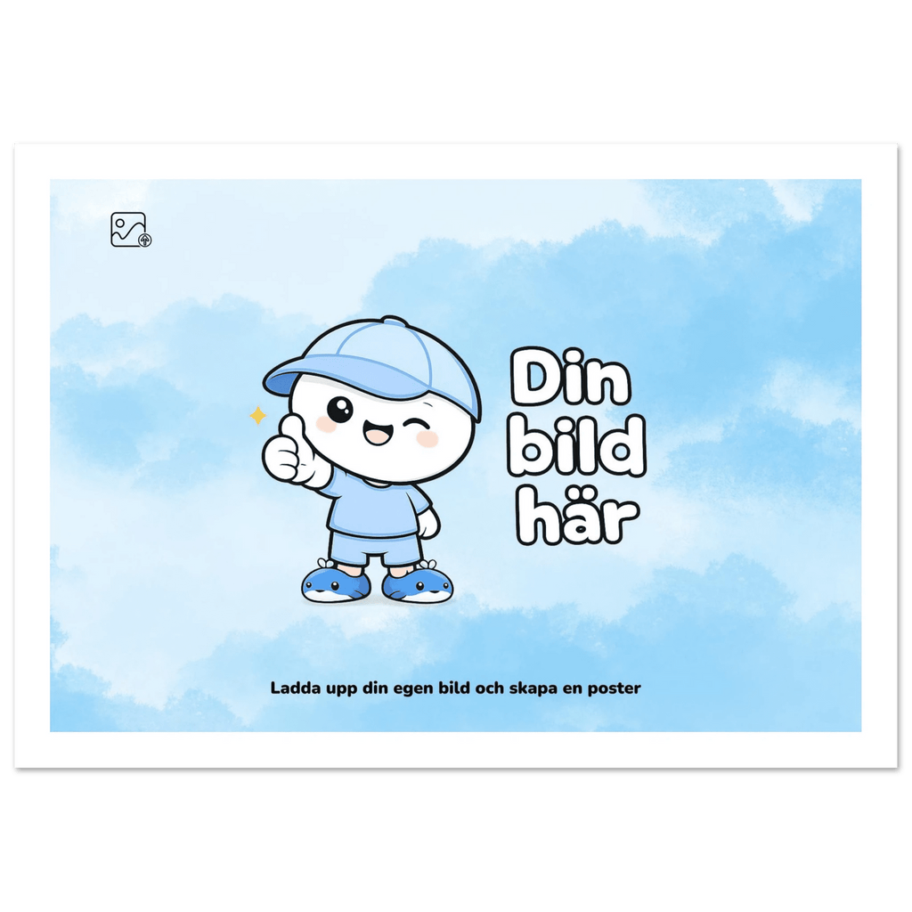 Fotoposter med vit kant poster