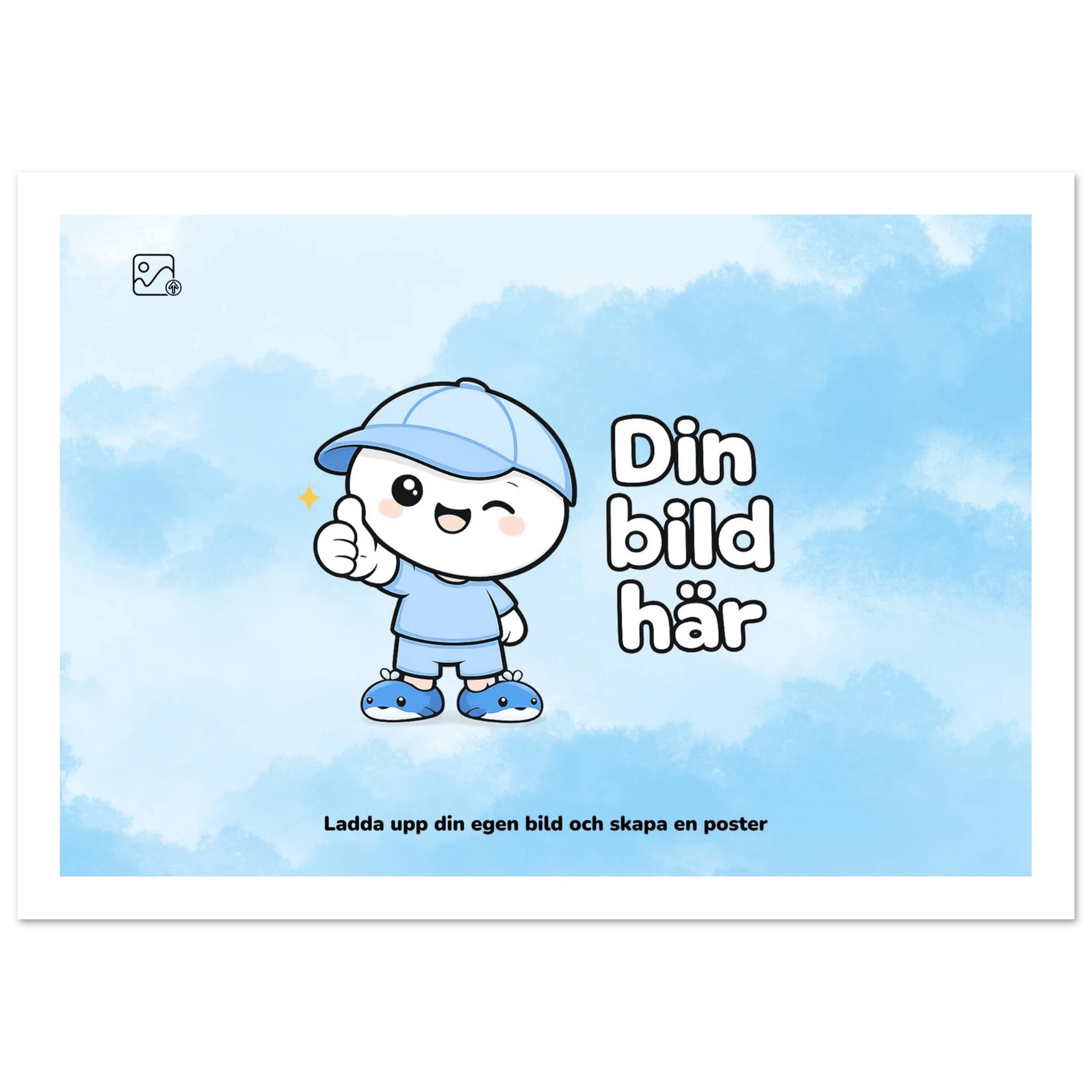 Fotoposter med vit kant poster