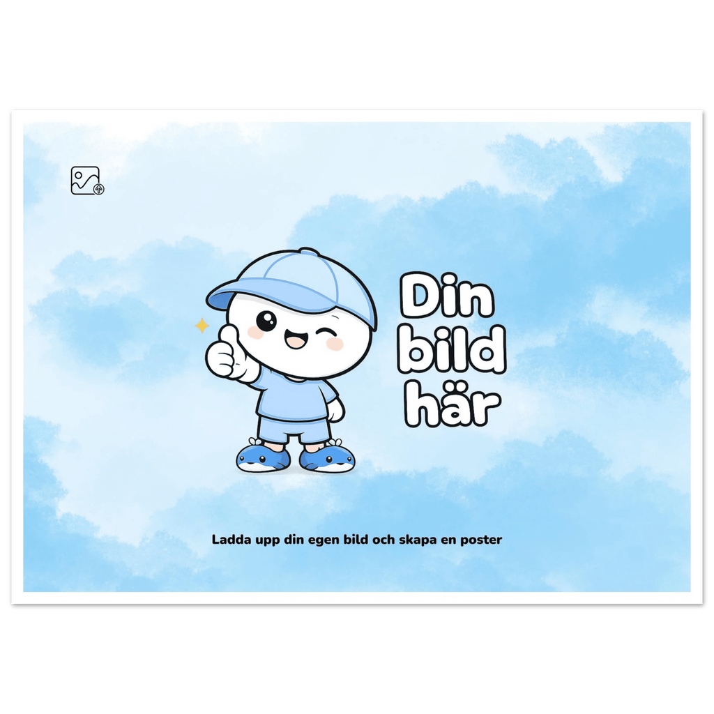 Fotoposter med vit kant poster