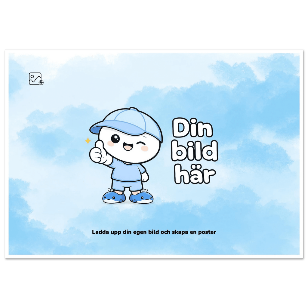 Fotoposter med vit kant poster