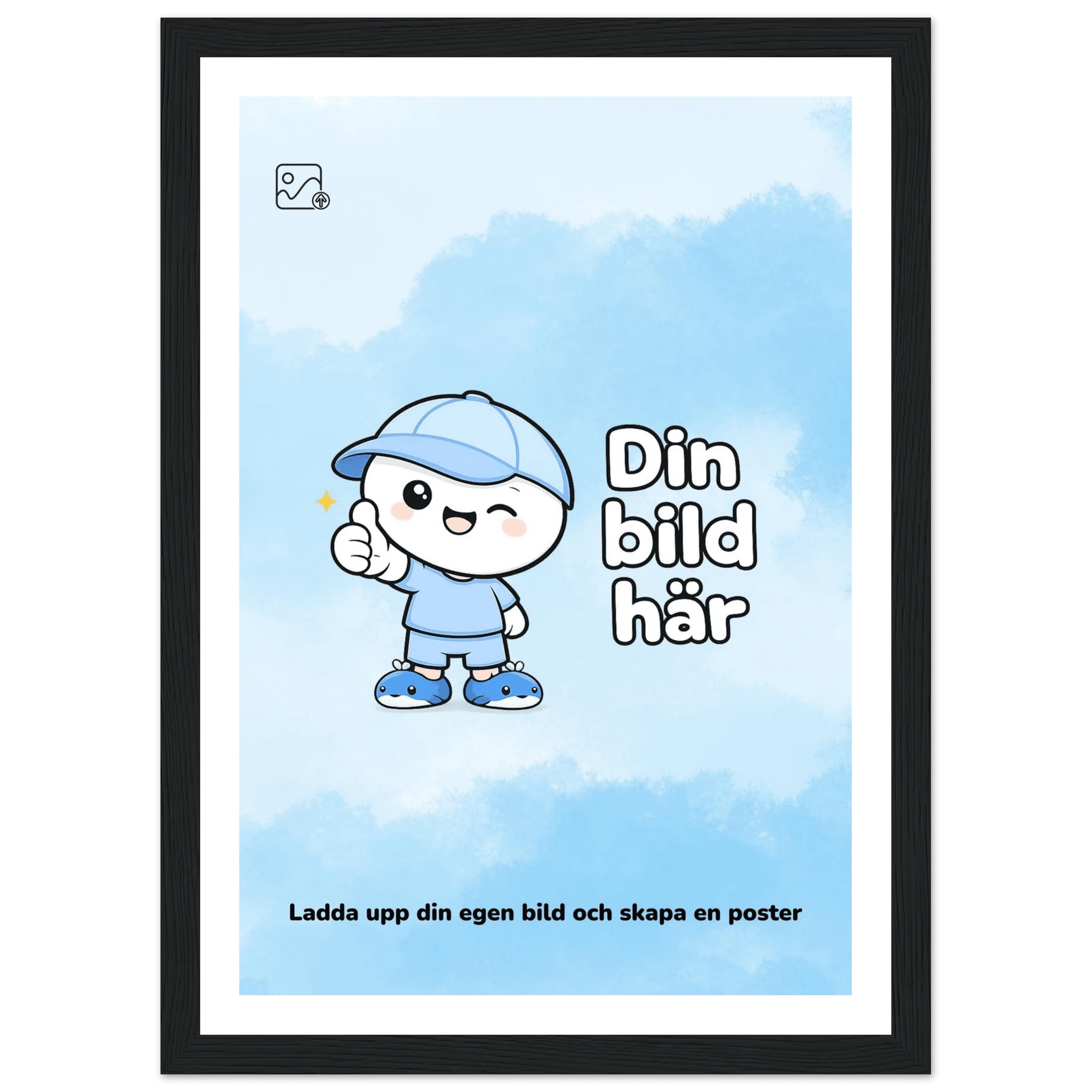 Fotoposter med vit kant poster