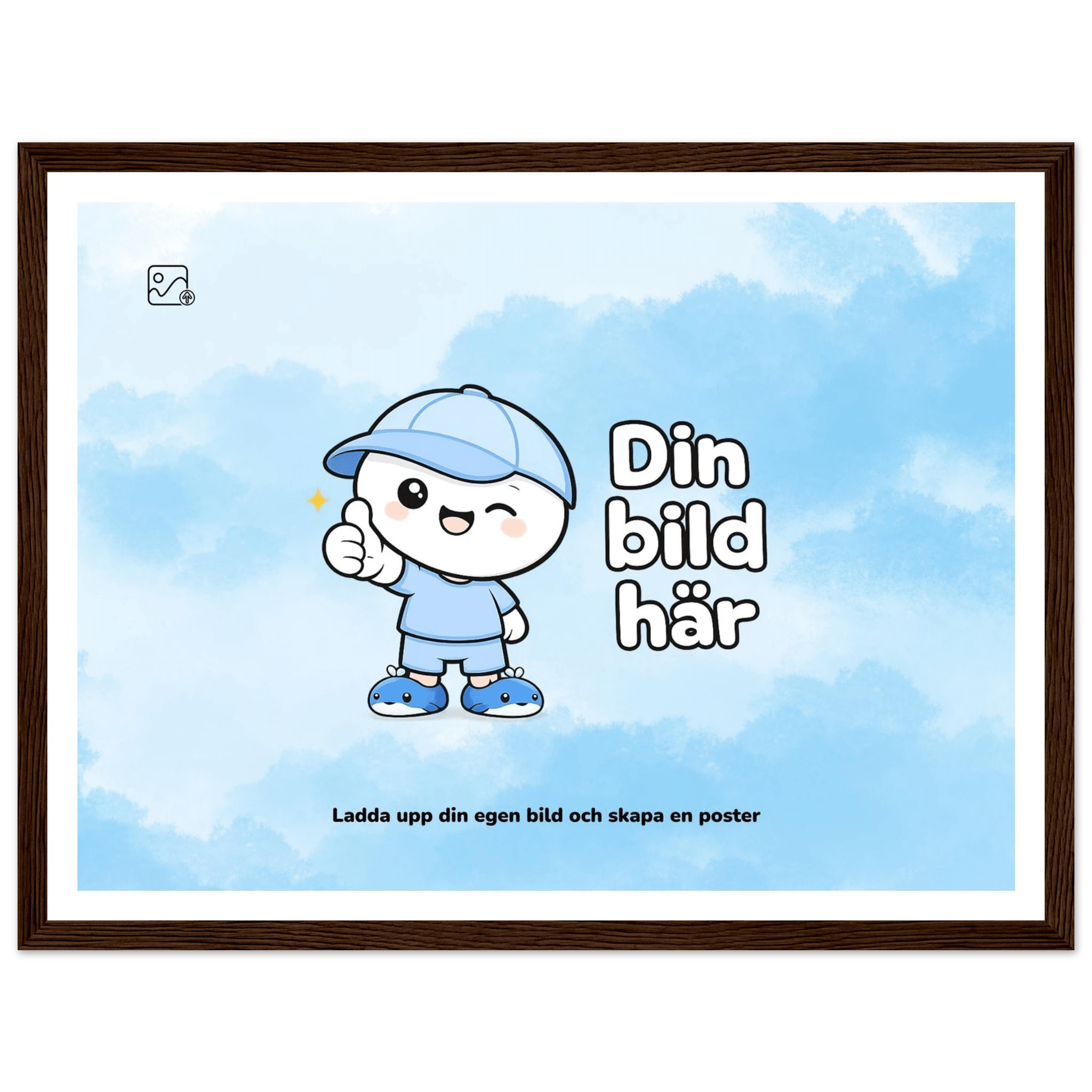 Fotoposter med vit kant poster