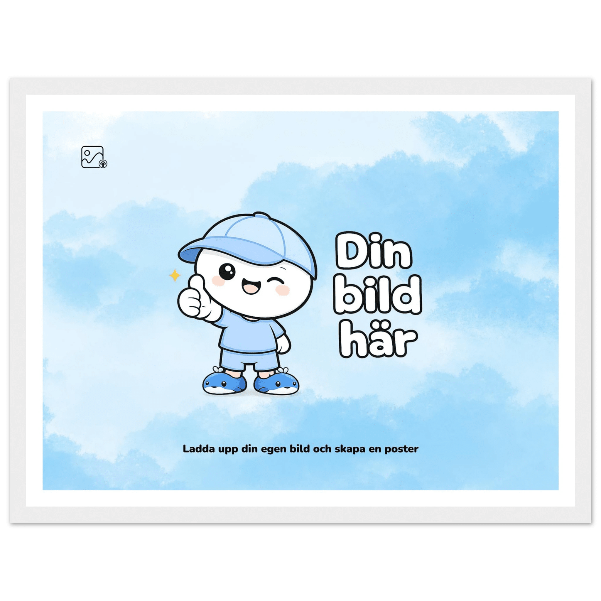 Fotoposter med vit kant poster