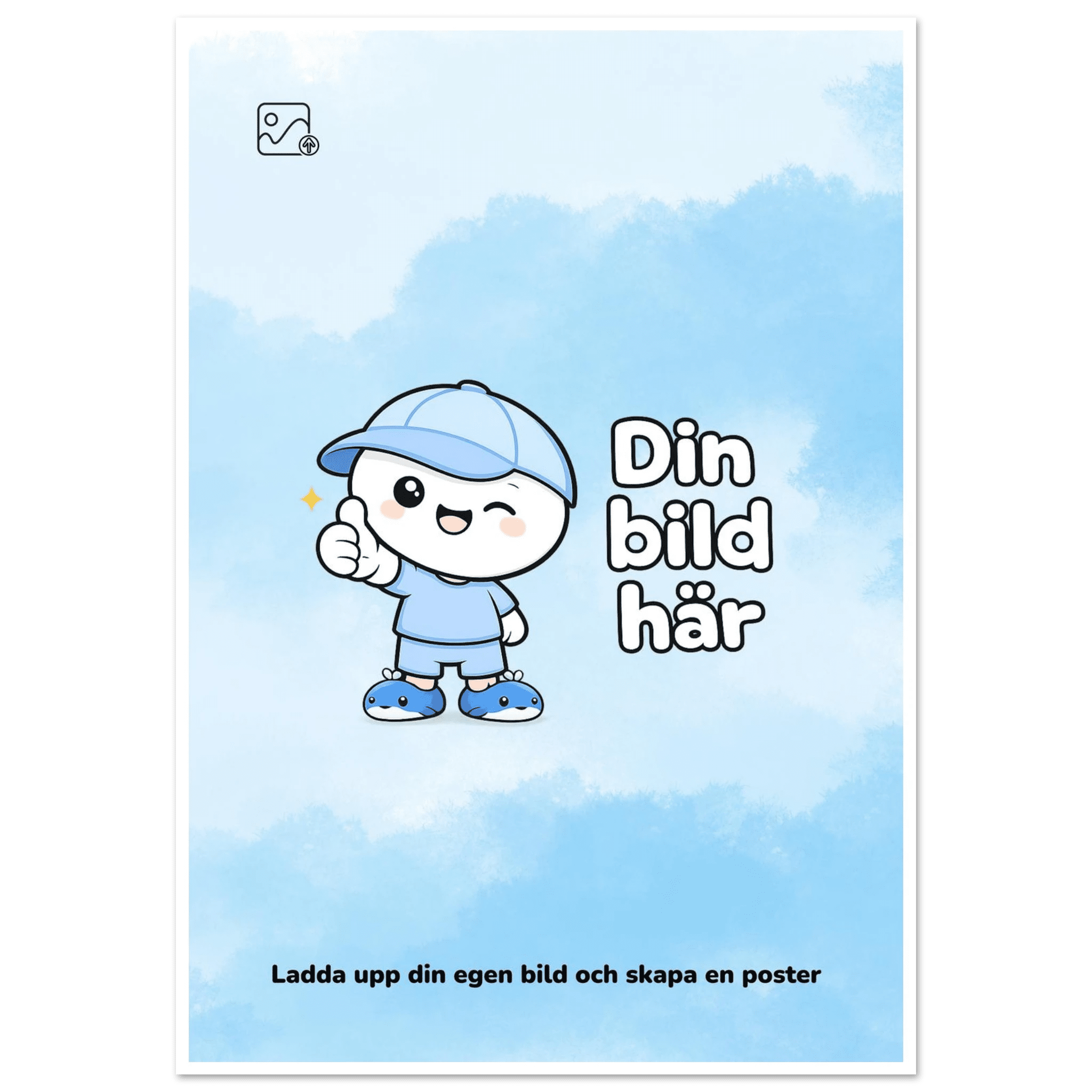 Fotoposter med vit kant poster